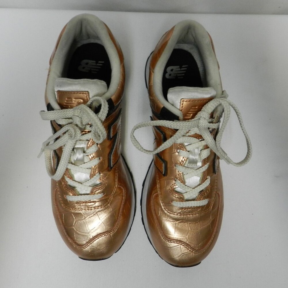 New Balance 574 Encap Sneakers Tennis Metallic Rose Gold Women Size 39 8 - Picture 4 of 15